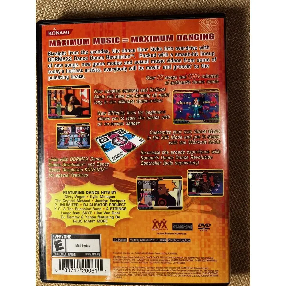 DDRMAX2 Dance Dance Revolution Max 2 - PS2
